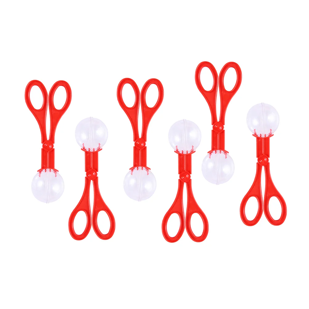 

6 Pcs Puzzle Toys Kids Bug Catch Scissors Pinch Suction Outdoor Scooper Catcher Wife phone wiretapping