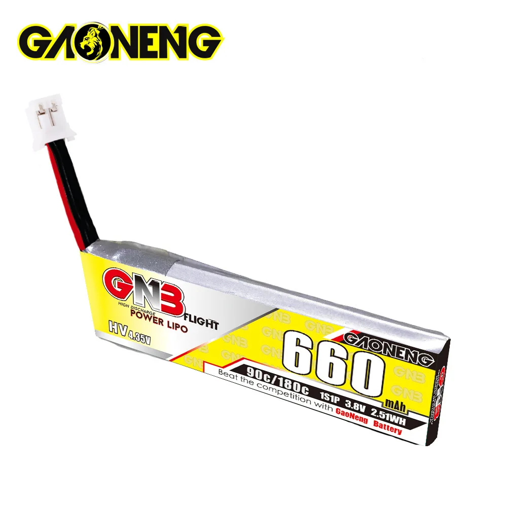 1-10 шт GNB 3 8 V 650mAh 60C/120C 1S 4 35 HV Lipo battery PH2.0 разъем для Tinyhawk Snapper7 E010 M80S Tiny7 Beta85 Drone | Игрушки