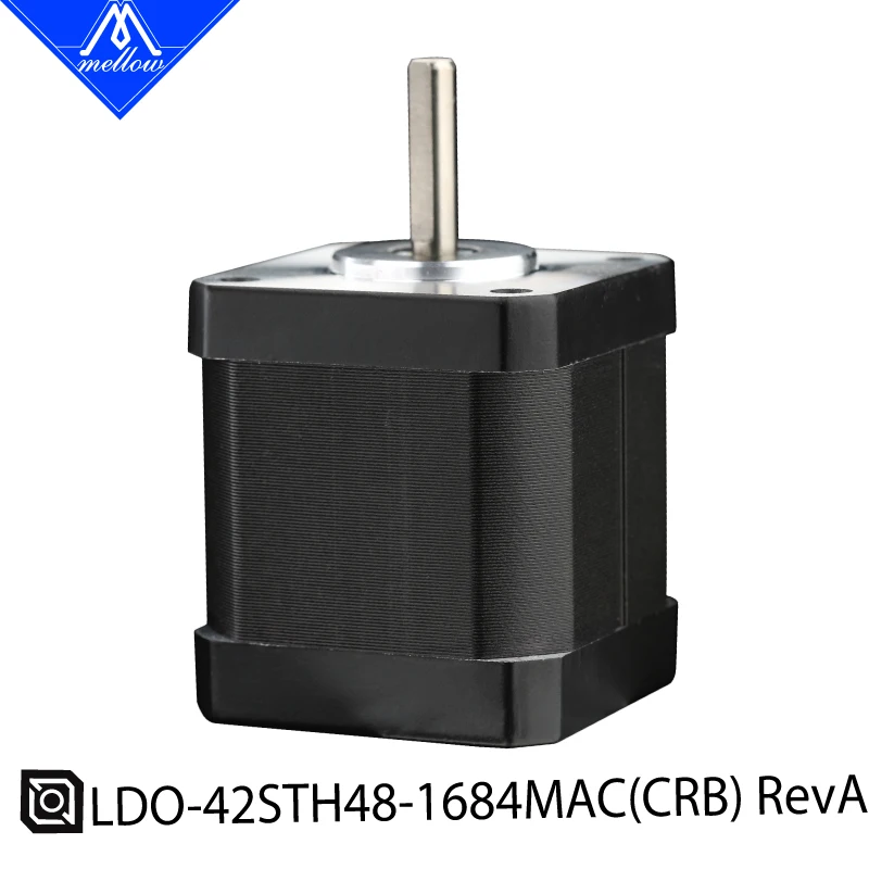 Mellow LDO-42STH48-1684MAC(CRB)-RevA 48 мм Nema 17 шаговый двигатель 0 9 ° для комплекта 3D-принтера |