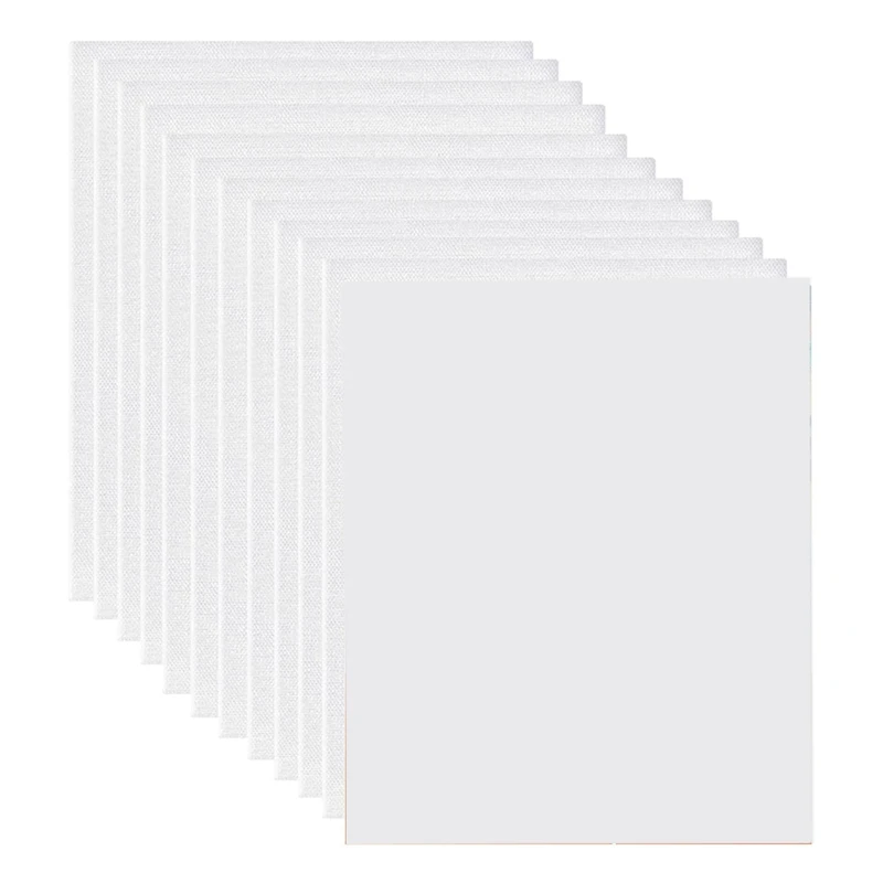 

12 Pcs Art Canvas Panels Pre Stretched Canvas Board 8X10inch Artist Painting Stretcher,For Acrylic Painting,Oil Paint