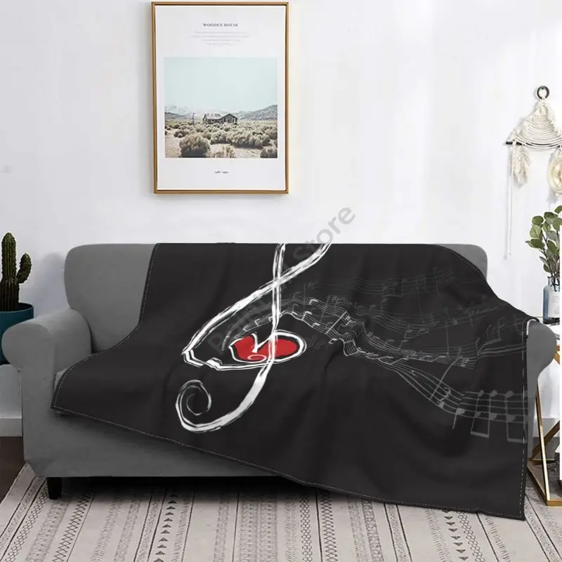 

Musicnotes многофункциональное теплое фланелевое одеяло для кровати, дивана, персонализированное супермягкое теплое покрывало