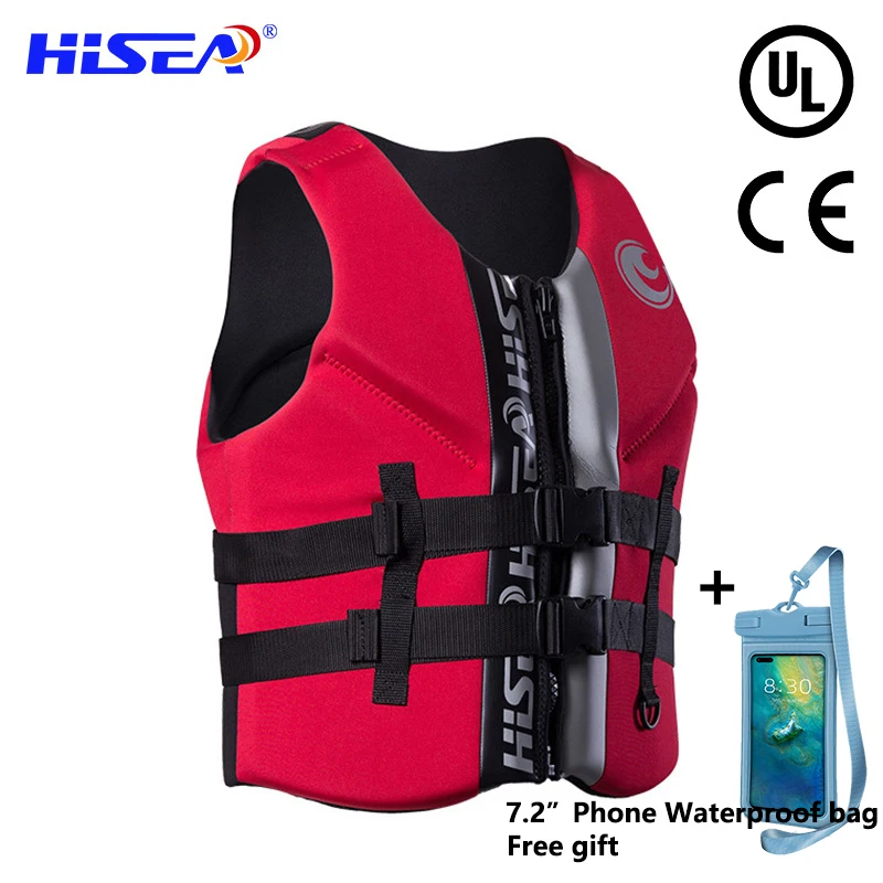 

Lifevest adult neoprene life jackets Swimming Floating Vest lifejacket PFD Type III Ski Vest/Life SIZE S TO XXXL