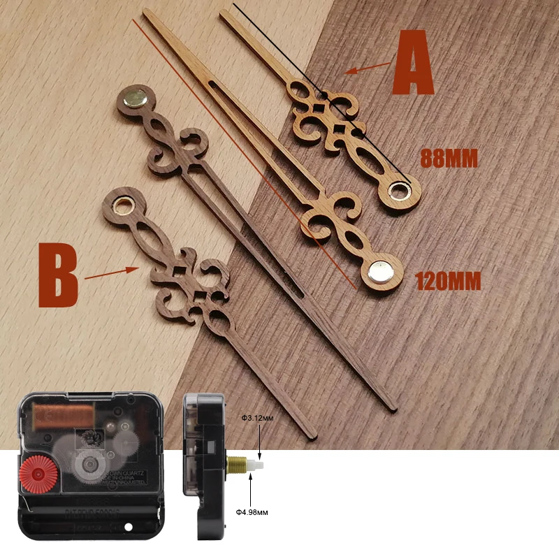 Часы с движением сделай сам современного дизайна солнечный вал деревянными