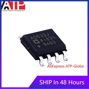 ATP 1-100PCS AD633JRZ-R7 AD633JRZ SOIC-8 Package SOP Analog-to-digital Conversion Chip IC Integrated Circuit Brand New Original