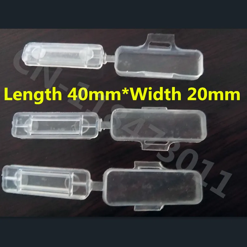 100 PK DR4020 40 мм x 20 мм маркер проводов прозрачная Кабельная линия с маркировкой коробки знаки логотип Водонепроницаемая коробка