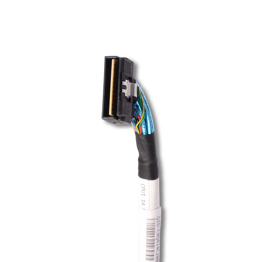 Фото 2025 НОВЫЙ LP Slim SAS 8654 8i к Dual NVMe U.2 SFF-8639 Кабель-адаптер жесткого диска LP8654 до 8639 40-50 см №4