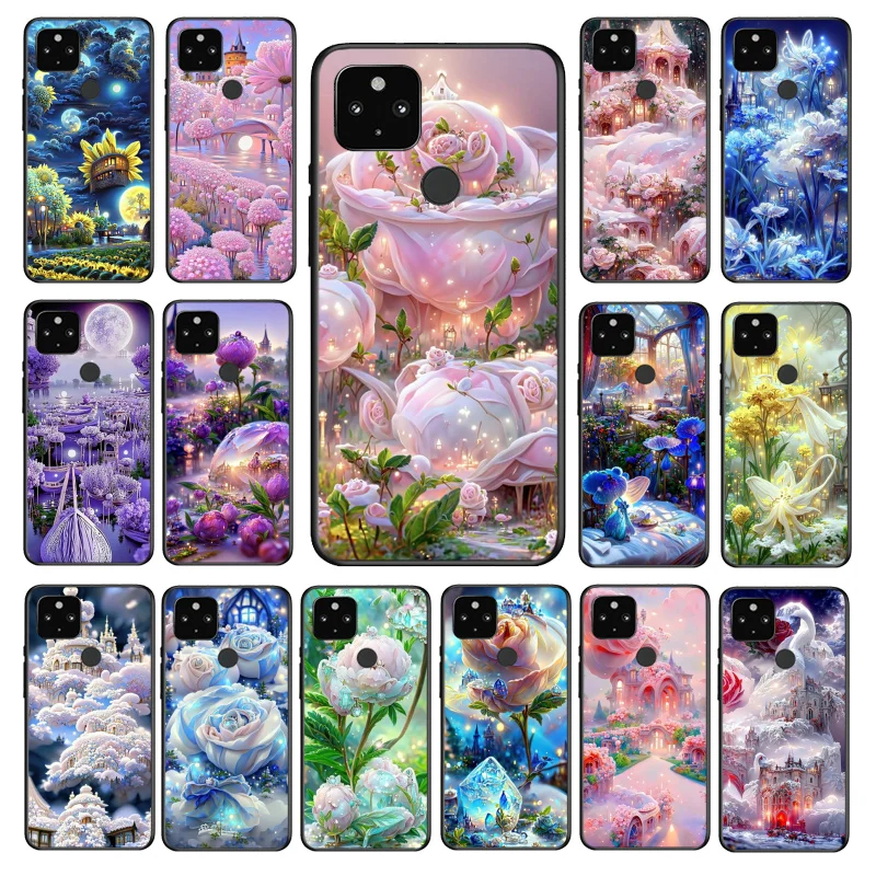 

Nature Flower Peony Heaven Phone Case for Google Pixel 7 Pro 7 6A 6 Pro 5A 4A 3A Pixel 4 XL Pixel 5 6 4 3 XL 3A XL 2 XL Funda