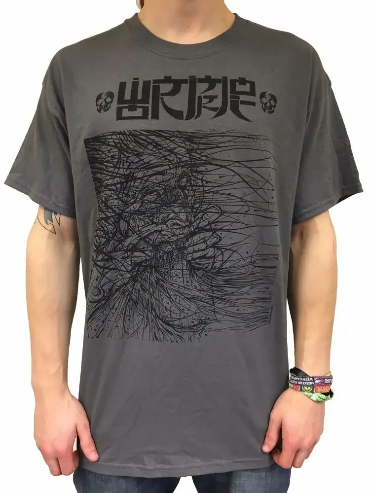 Футболка wormrot Jawripper серая древесно-серая новая официальная высокого качества 100%