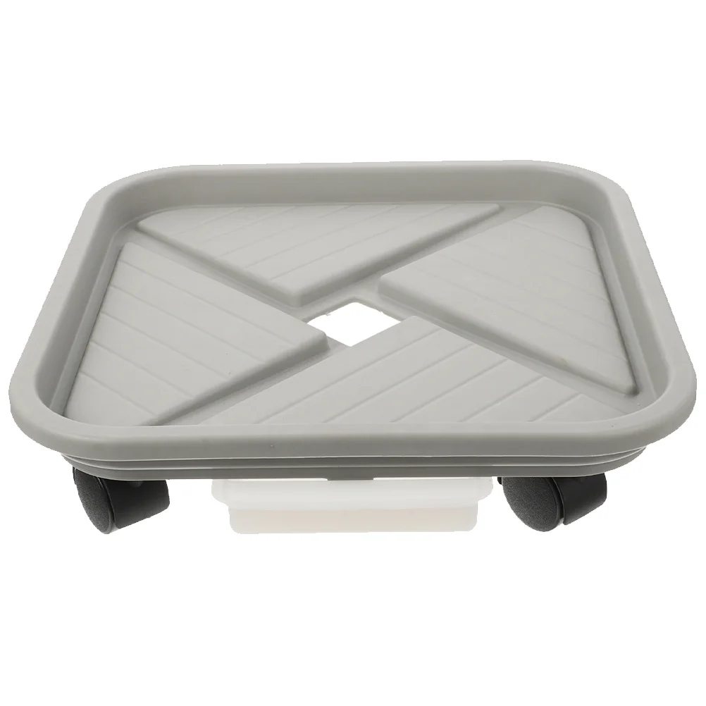 

Mobile Planter Tray Gardening Pot Flowerpot Base Mover Pots Outdoor Wheels Potted Plants Plastic Rolling Casters