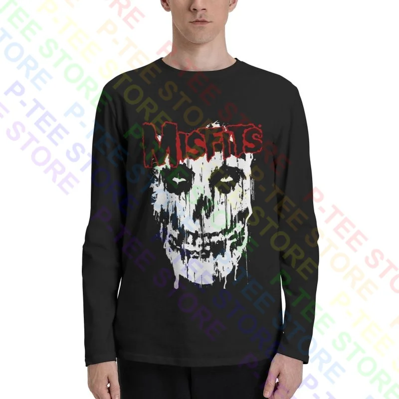 Футболка Misfits футболка с длинным рукавом в стиле панк-рок |