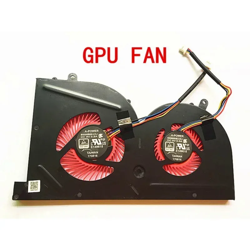 НОВЫЙ вентилятор охлаждения процессора ноутбука для MSI GS63VR GS63 GS73 GS73VR MS-17B1 Stealth Pro
