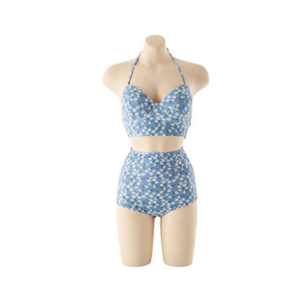 

Girls Swimwear Bikini Bikini Durable Breathable Printed Sexy Drawstring Swimsuit