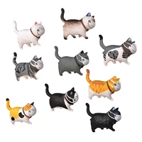 cat magnetic refrigerator stickers 9 pcs 3d cute multi functional drop proof fridge magnet birthday holiday gift for cats lovers