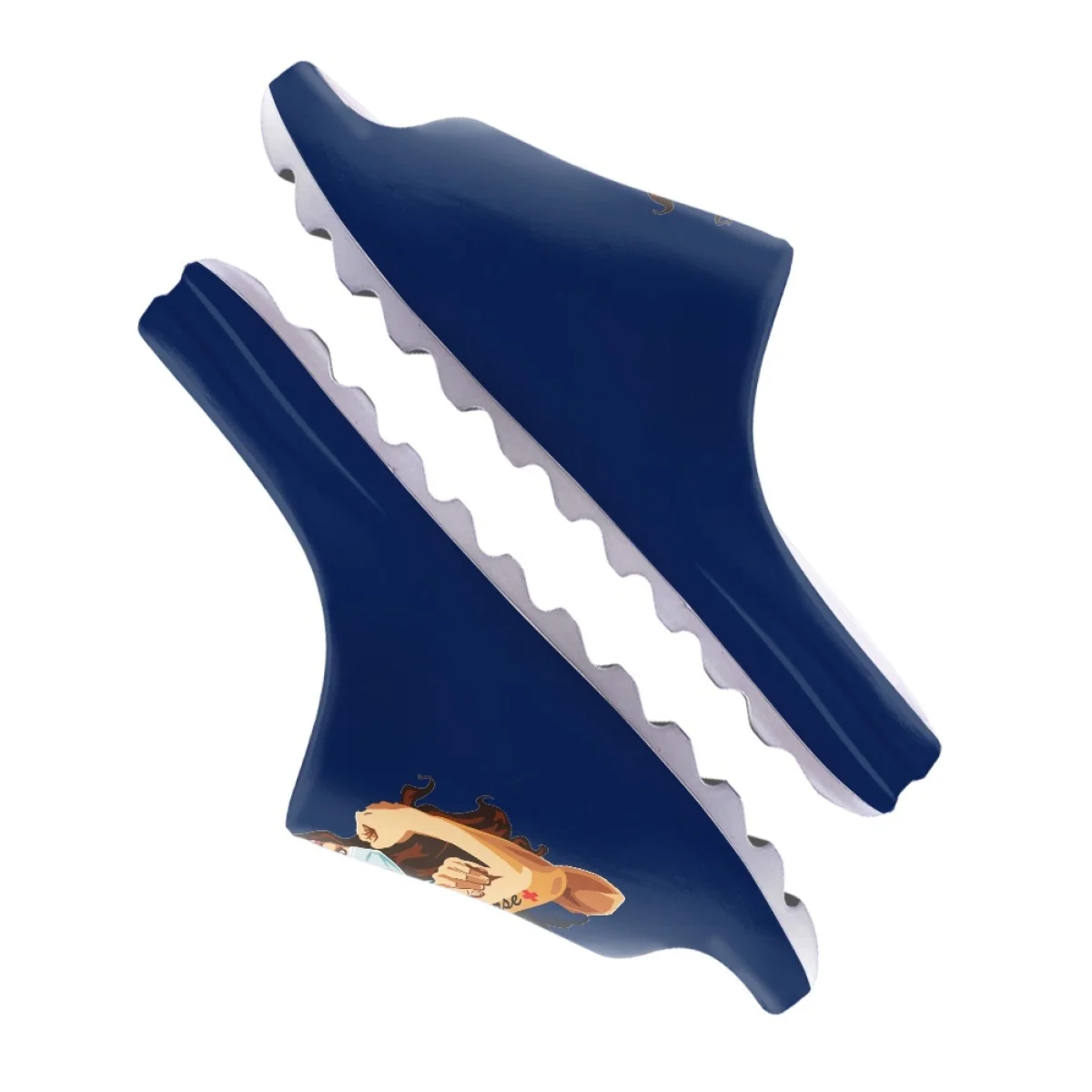 Nopersonality Cartoon Health Nurse Slippers Flat Summer Outdoor Sandals Beach Female Pantuflas Fashion Cozy Woman Shoes