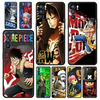 one piece cartoon fashion phone case for realme 8 7 6 pro c21 c3 c11 shell oppo a53 a52 a9 a54 a15 a95 reno7 se reno6 pro cover
