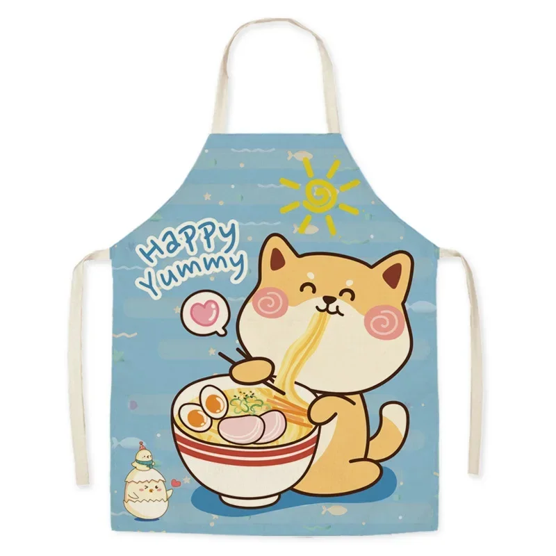 Фартуки для кухни с милым медведем взрослых и детей домашний фартук готовки