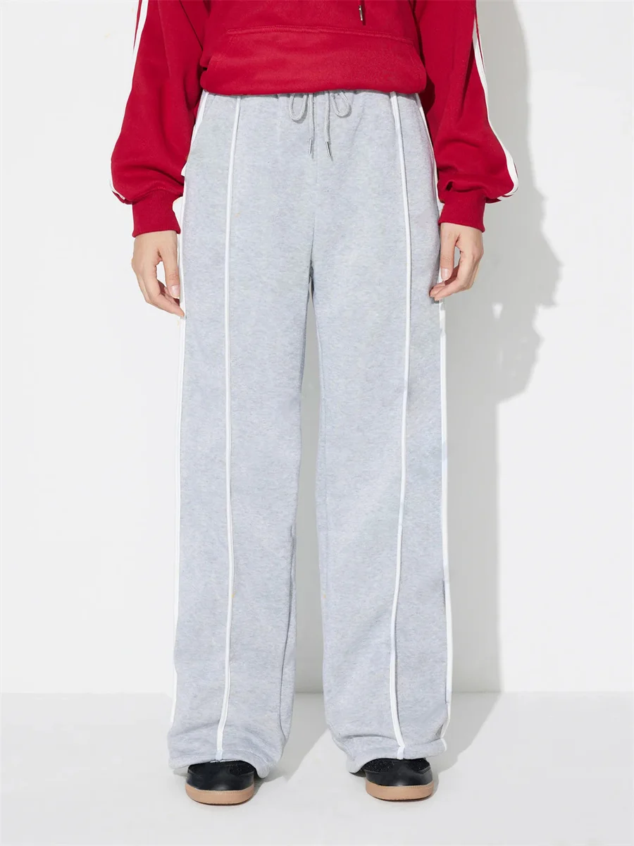 Benuynffy американские уличные спортивные штаны на шнурке женские осенние 2023 новые