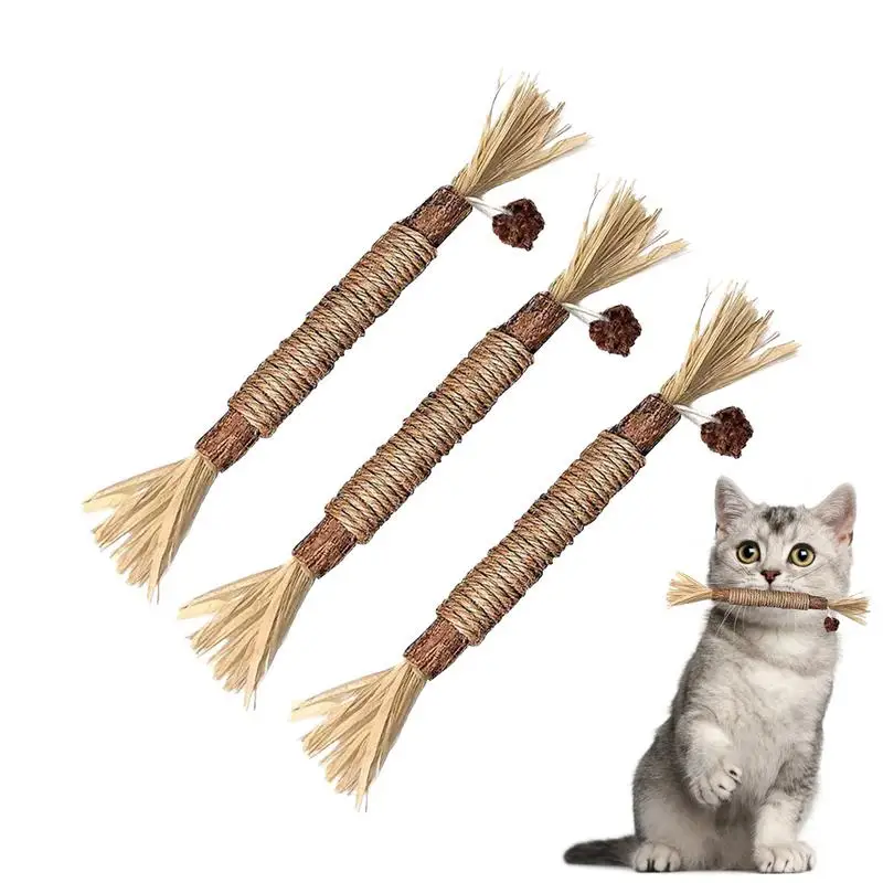 Натуральные жевательные игрушки для домашних животных кошка котенок подарки