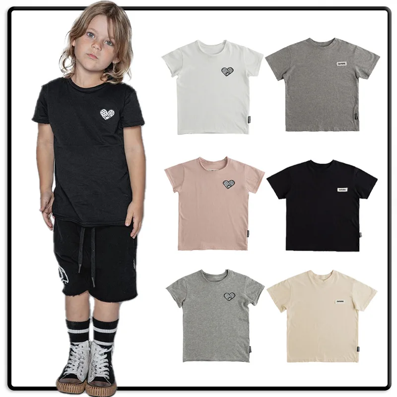 

Коллекция 2023 года, Детская футболка с коротким рукавом для мальчиков и девочек