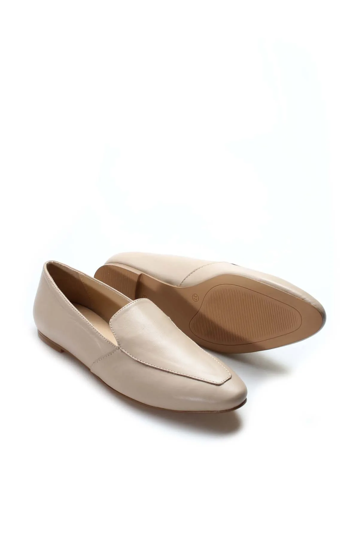 Genuine leather women flats shoes 019z21-406