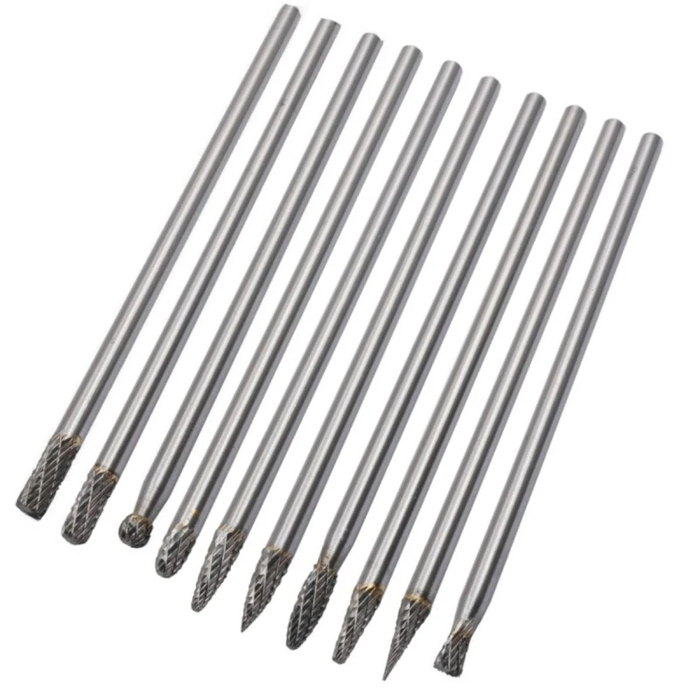 10 шт. гравировальная насадка с ЧПУ полировальная головка хвостовик 6 мм 150 резак