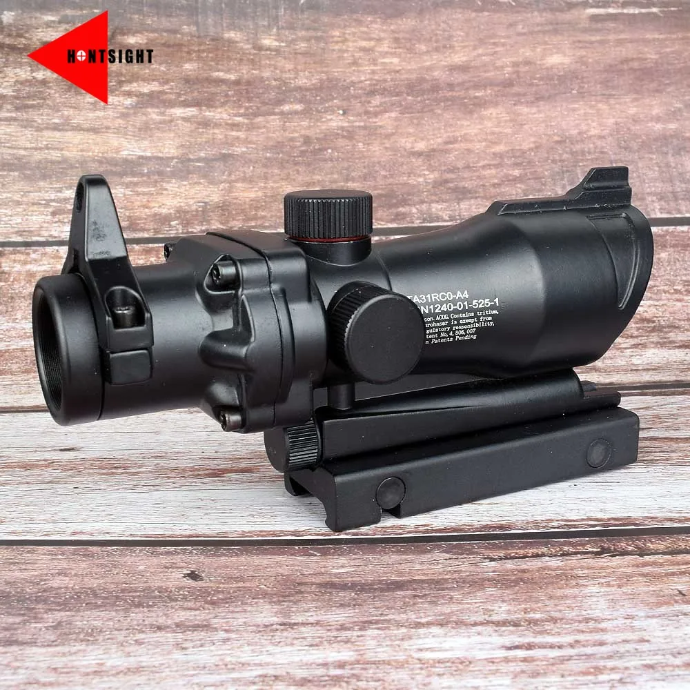 

ACOG 1X32 Red Dot Sight Optical Rifle Scopes ACOG Red Dot Scope Hunting Scopes With 20mm Rail for Airsoft Gun