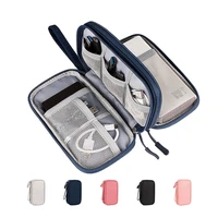 large capacity double layer cables wires waterproof storage pouch organizer bag storage case storage bags