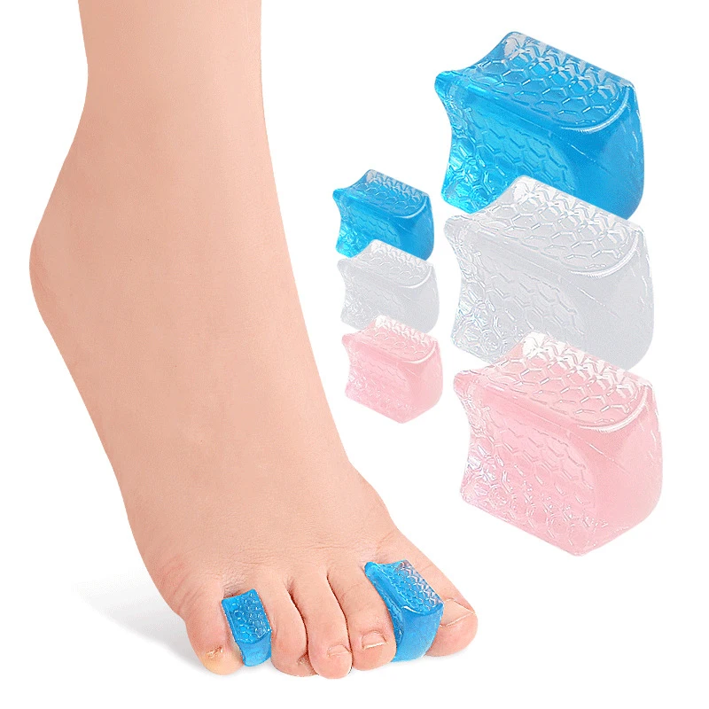 

2 Pcs Silicone Gel Toe Separator For Bunion Corrective Toe Clip Separator