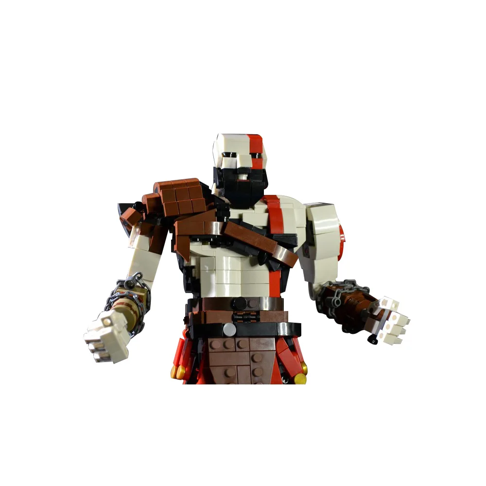 Модель робота Gobricks MOC God of Wars 2018 модель Kratoss строительные блоки игры фигурки