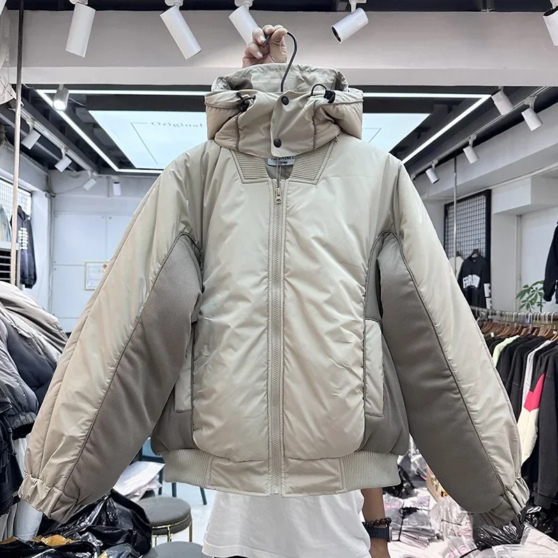 Пуховик с капюшоном на молнии для мужчин и женщин