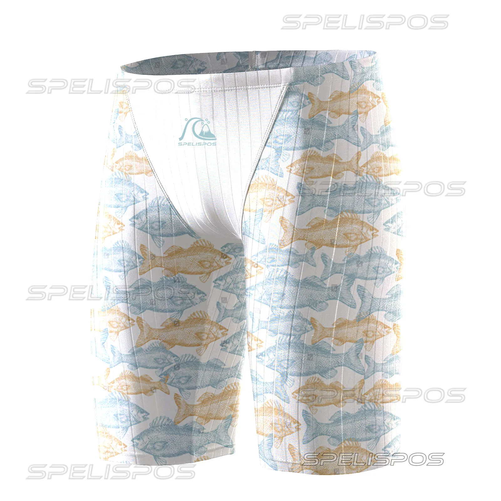 SPELISPOS Men Swimming Trunks Competitive Swim Team Suit Quick Dry Swimwear Athletic Training Swimming Short Beach Surfing Trunk