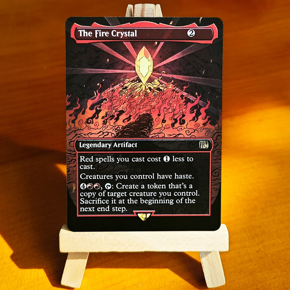 Фото Редкие эксклюзивные голографические карты для TCG-игр — Кристаллы Огня/Тьмы/Воды/Ветра/Земли №2