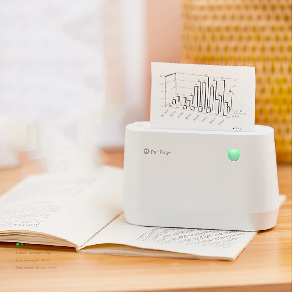 Портативный карманный термопринтер A9 Pro Bluetooth 304 точек/дюйм режим шкалы серого -