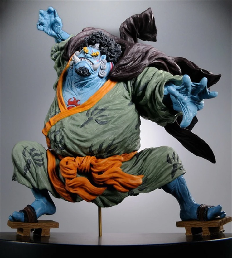 Фото Аниме One Piece sculture BIG Jinbe Battle Ver. Экшн-фигурки из ПВХ, Коллекционная модель, детские игрушки, куклы, подарки №3