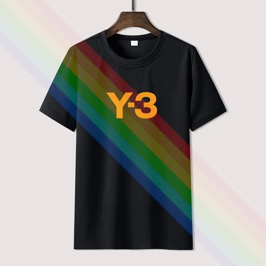 

Y3 Hot Sale Popular Printed T Shirt For Men Women Summer 100% Cotton Black Tees Male Newest Top Popular Normal Tee Shirts Unisex
