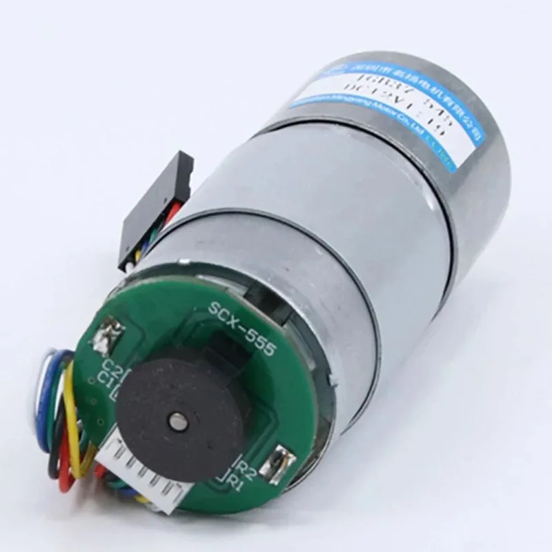 12 В 18 Вт 24 23 микромотор постоянного тока с кодировщиком Холла 37 мм большой