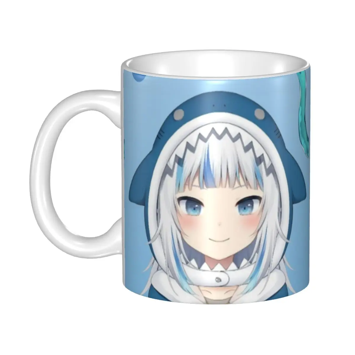 Hololive Gawr Gura керамические волшебные чашки 350 мл кружки для чая с молоком кофе лучшие