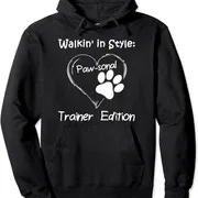 Стильный тренировочный свитшот для собак Polarshe Walk Your Dog с капюшоном