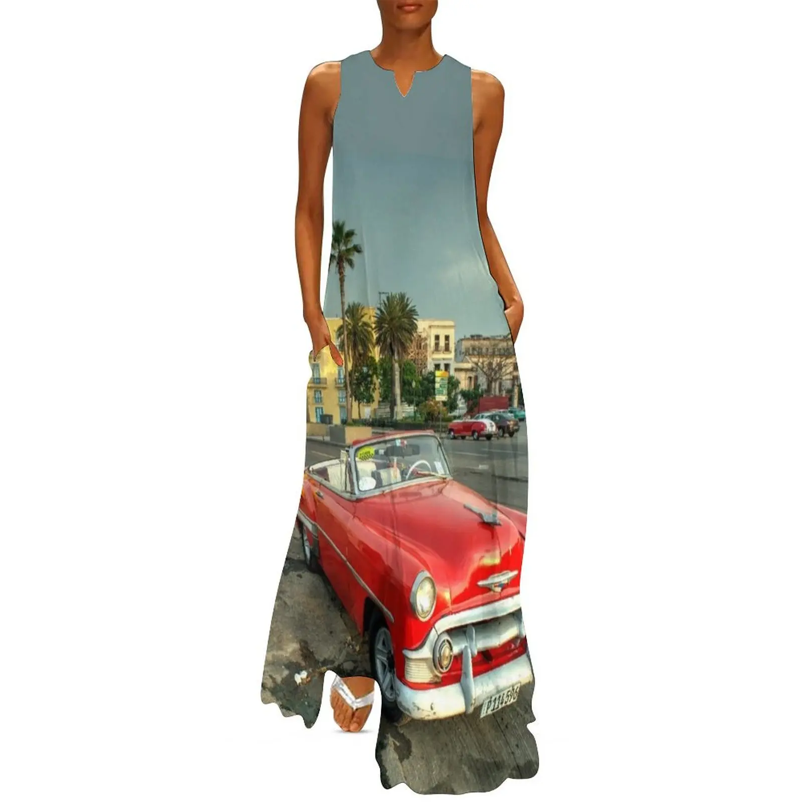 Американская классика на выпускной Длинное платье Пляжное Повседневные платья