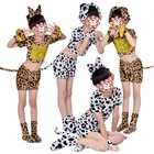 Детские костюмы для мальчиков и девочек с животными, кошками, леопардами, далматинскими собаками, товары вечерние, костюм Пурим, косплей