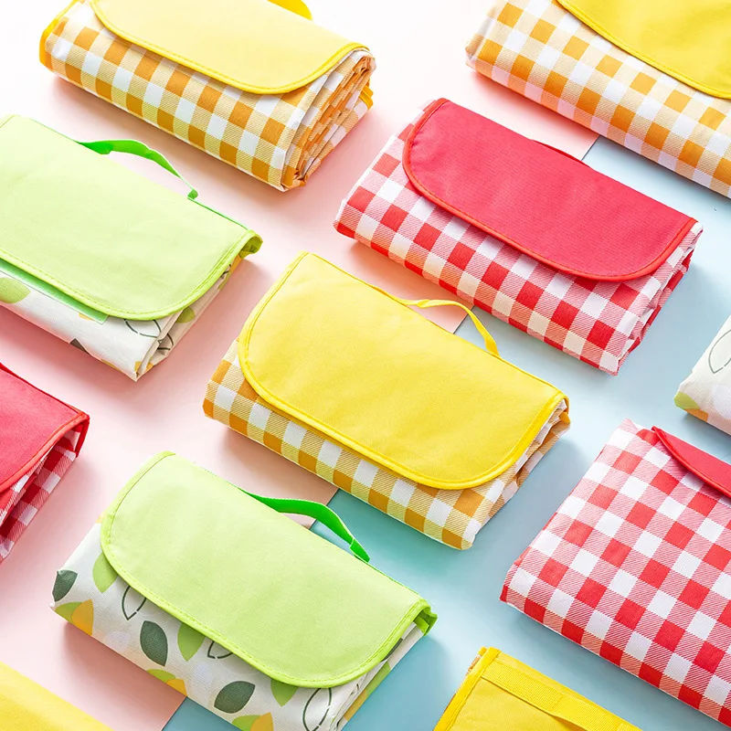 

Picnic Mat Camping Hiking Outdoor Portable Beach Blanket Folding Camping Mat Thick Waterproof Lawn Cloth Camping Equipment Mat