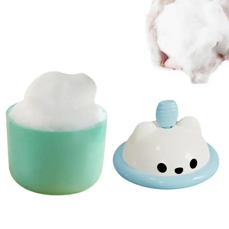 

Foam Maker For Face Wash Cartoon Bear Shampoo Foam Maker Foam Rich Cream Foamer Skincare Tools Manual Portable Foamer Cleansing