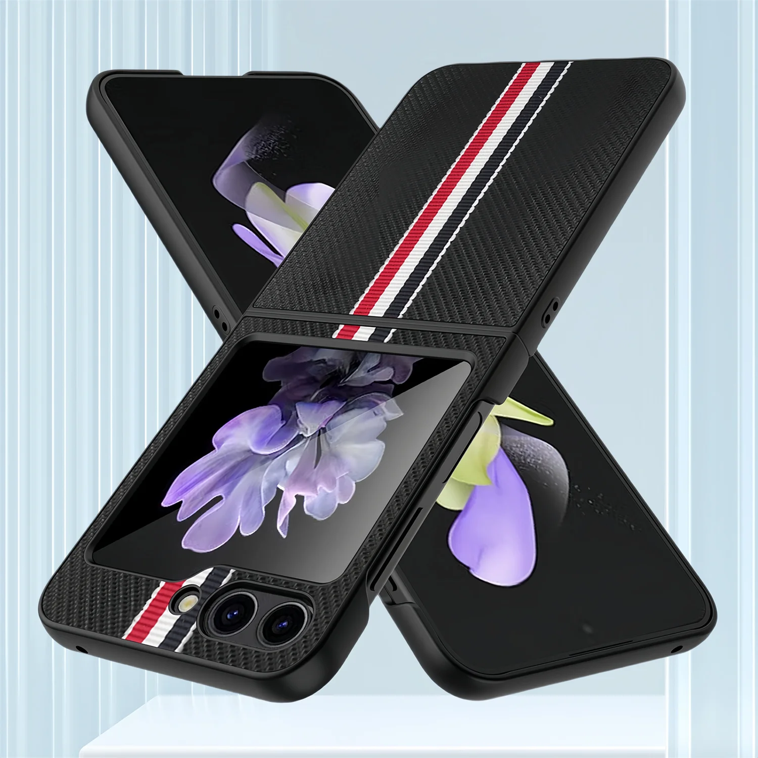 Чехол с защитой от падения для Samsung Galaxy Z Flip 6 5 5G Flip5 Flip6 4 3 Flip3 Flip4 тонкий чехол из