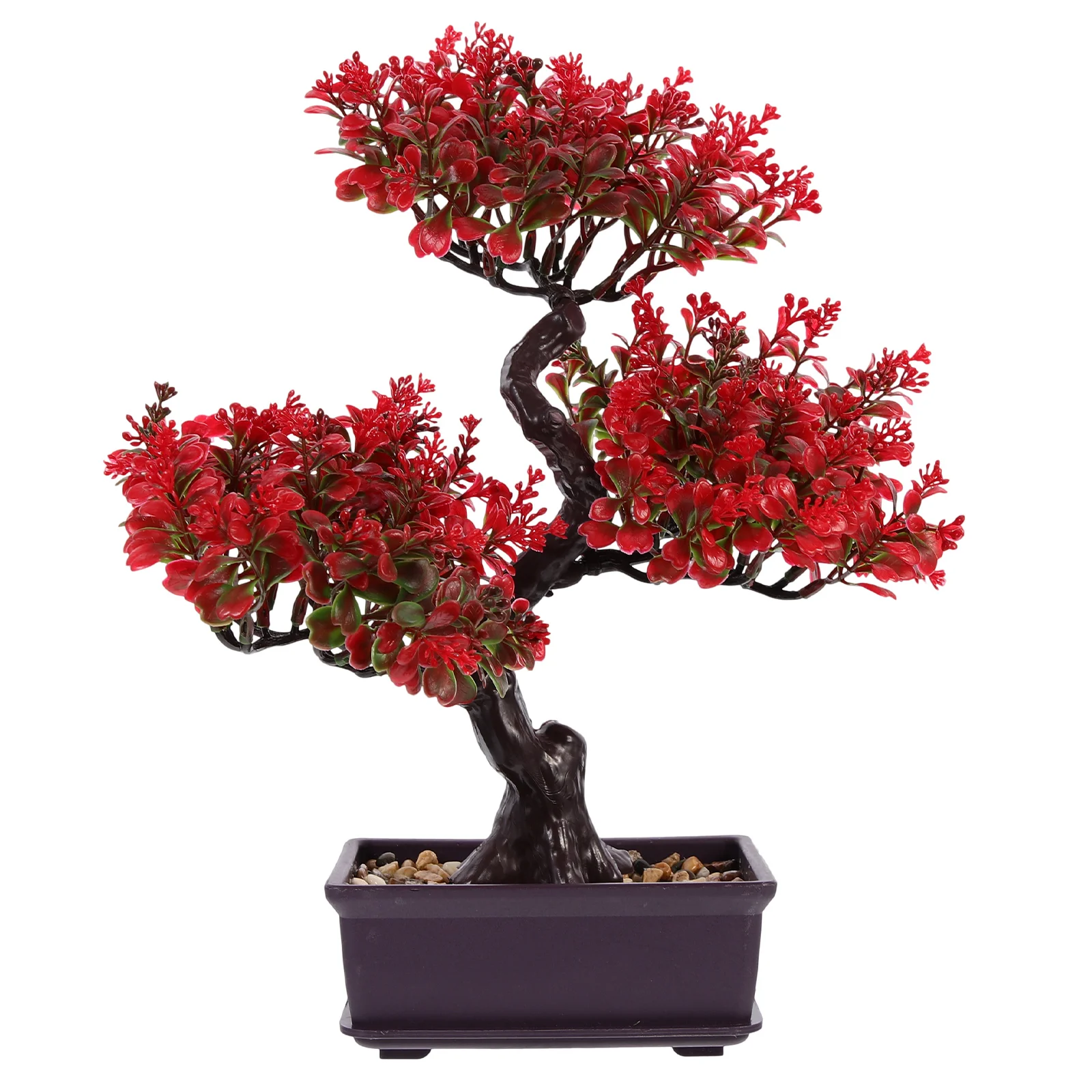 

Outdoor Home Decor Artificial Potted Fake Plants Bonsai Tree False Green Office