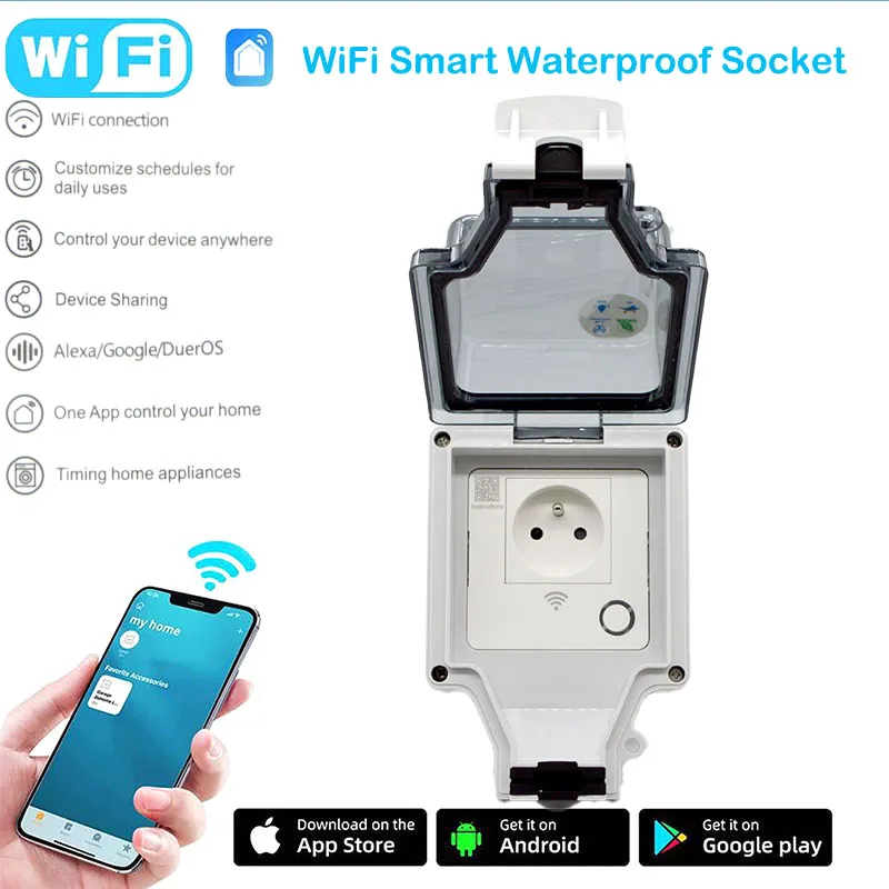 

Умная розетка GONGFENG 16A Wi-Fi