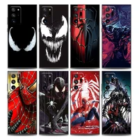 phone case for samsung note 8 note 9 note 10 m11 m12 m30s m32 m21 m51 f41 f62 m01 case cover marvel venom spiderman