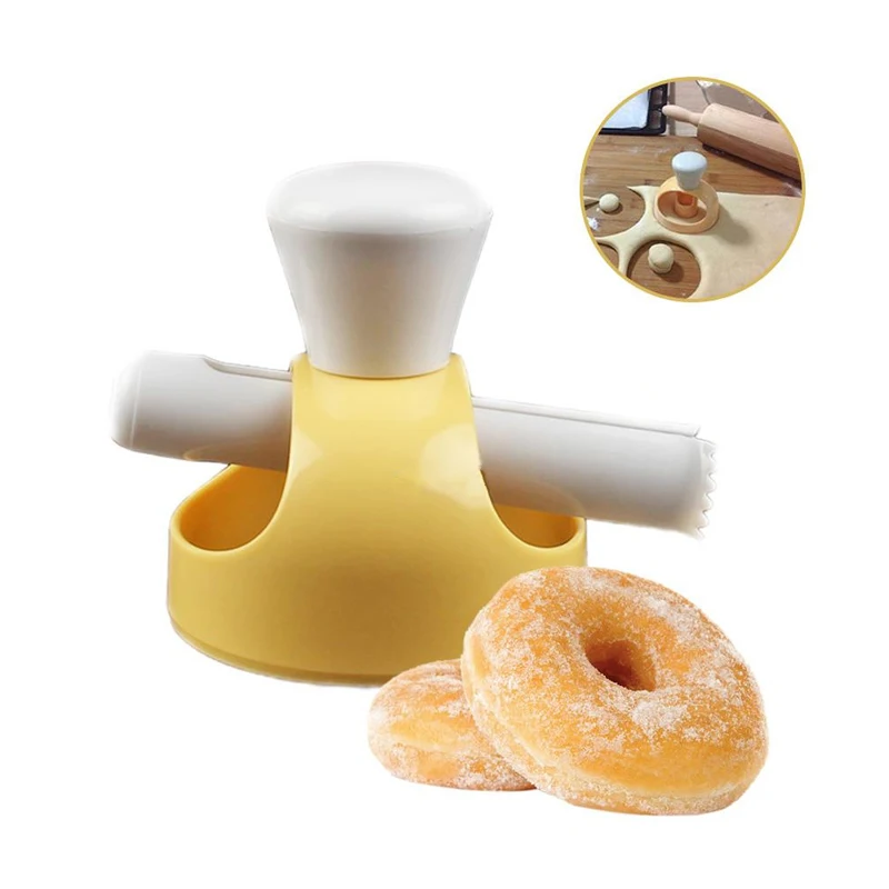 DIY Creative Donut Mold Doughnuts Cooking Cutter Desserts Bread Cutting Maker Cake Decorating Tools Kitchen Baking Accessories
