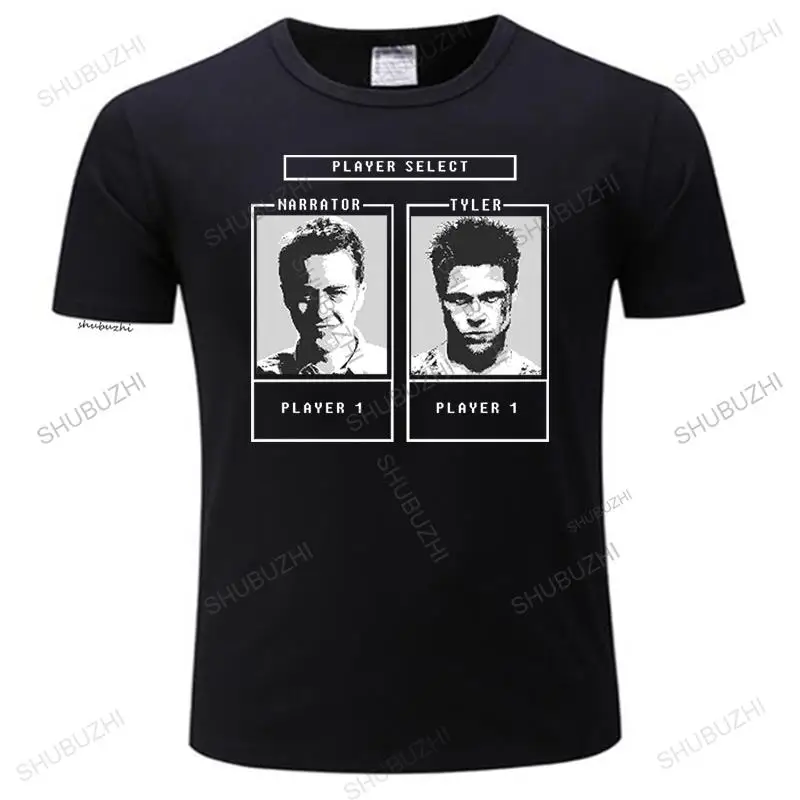 

New Arrived Mens tshirt Men t-shirt Fight Club Player Select Movies Tee Shirt women T-Shirt tees homme summer tee-shirt tops