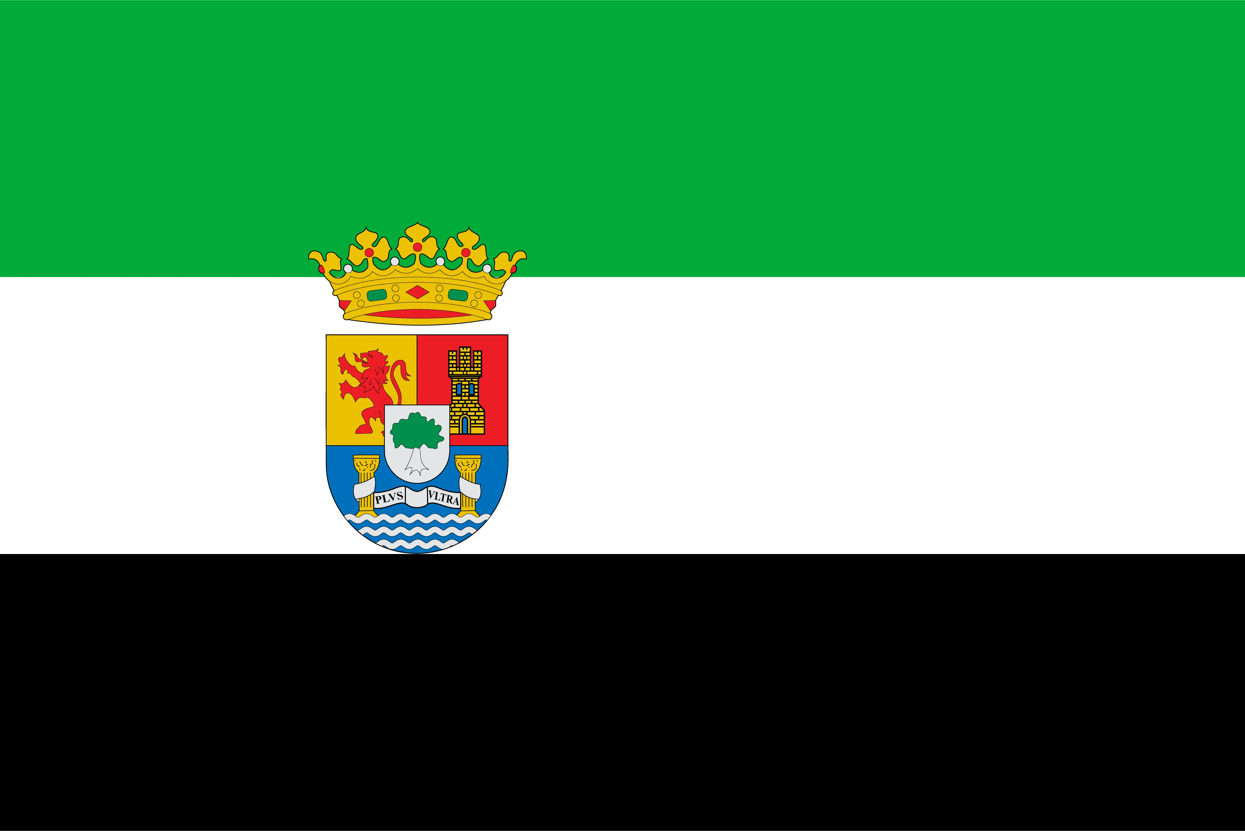 

The Flag Of Extremadura Spain Is Used For Decoration