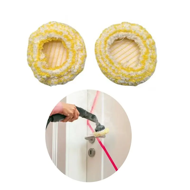 Фото Набор из 16 круглых насадок-щеток для пароочистителей Karcher SC1 SC2 SC3 SC4 SC5 CTK10 CTK20, запасные части для пароочистителей №3
